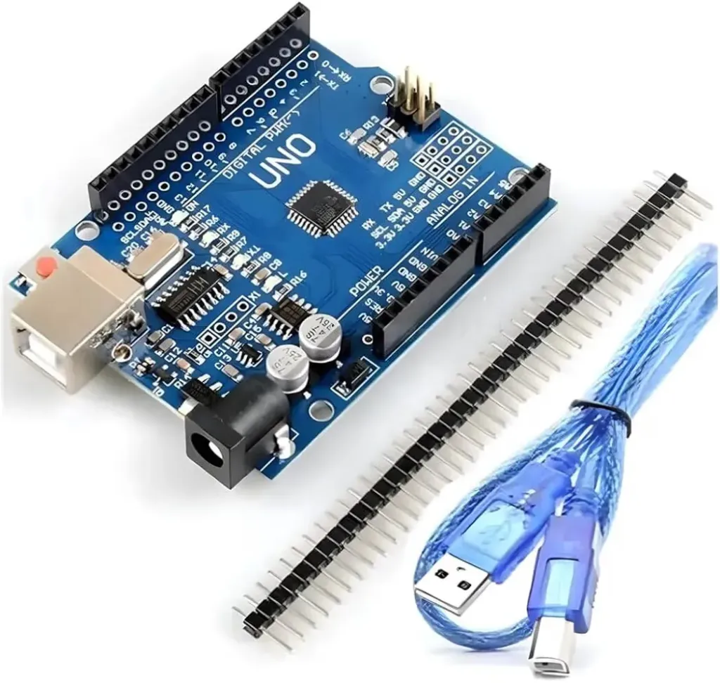 Uno R3 CH340G ATmega328p Development Board with USB Type-B Cable - Compatible with Arduino