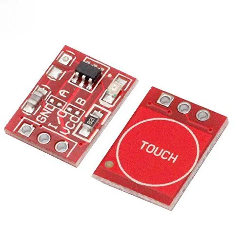 RED TTP223 1 Channel Capacitive Touch Sensor Module
